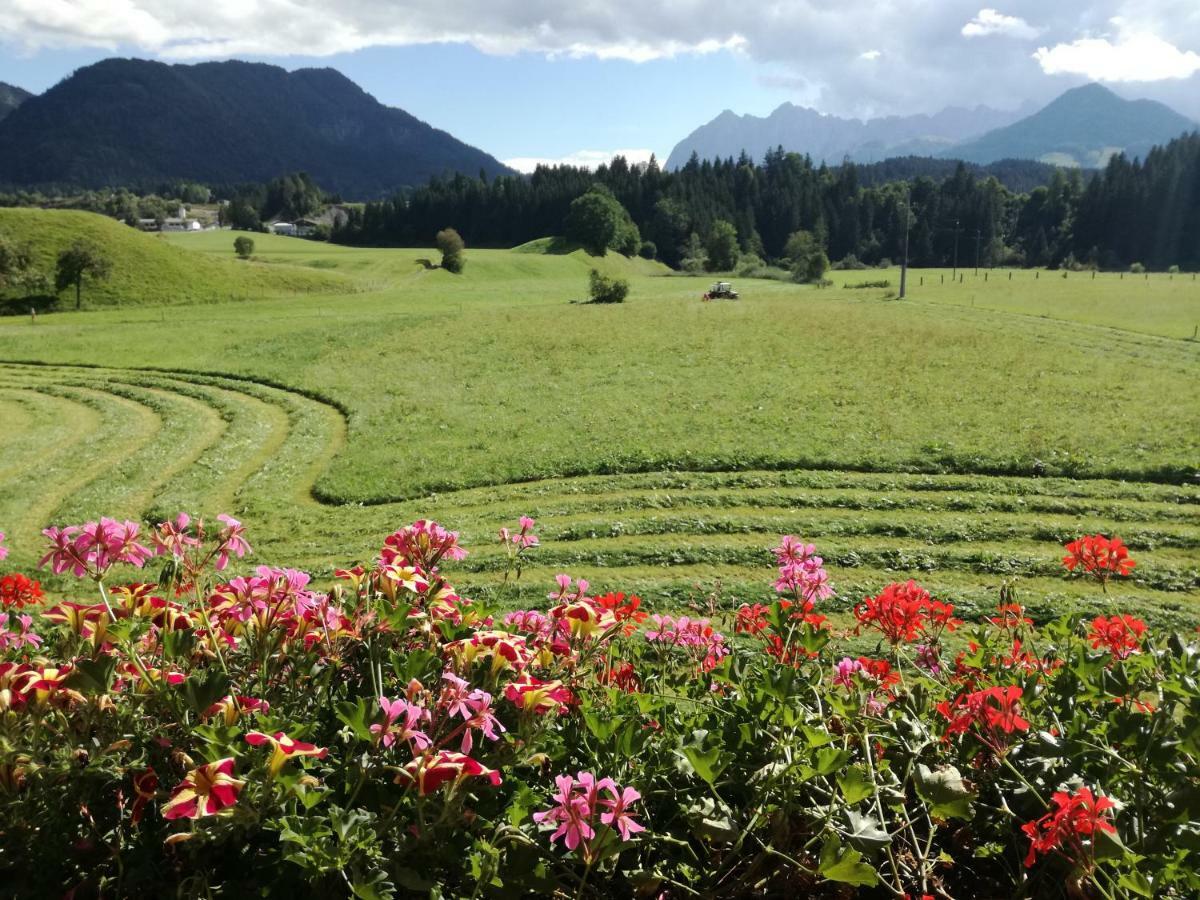 Gaestehaus Gruenbacher Kössen Esterno foto